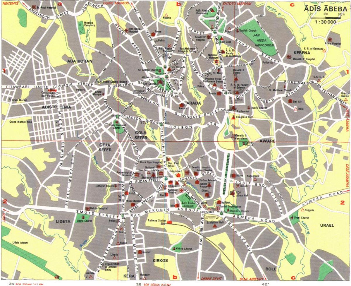 Harta Varșovia atracții 