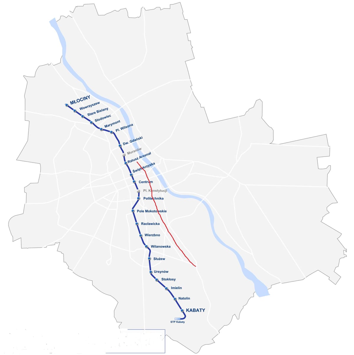 Harta Varșovia royal route