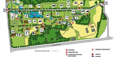 Harta Varșovia zoo 