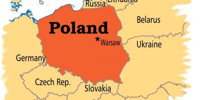Polonia capital hartă